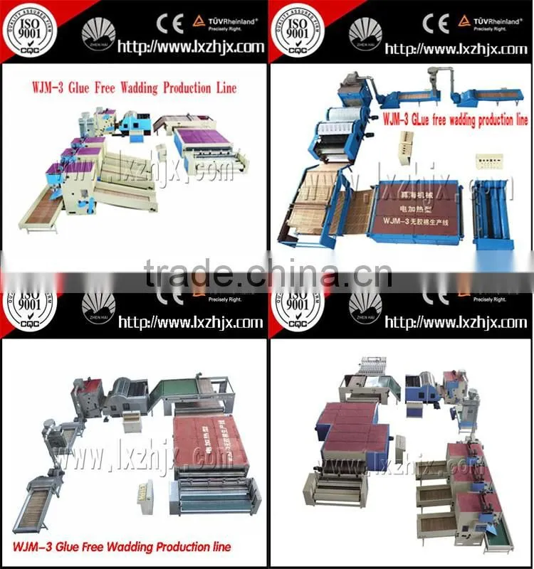 nonwoven sintepon making machines , sintepon production line