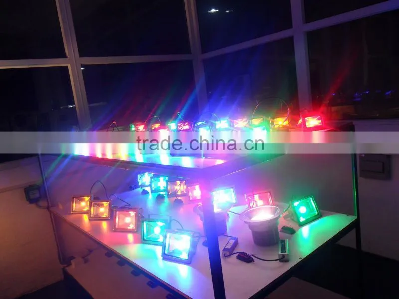 Generic Colorful 10w RGB LED Flood Light Landscape Lamp + Remote Control