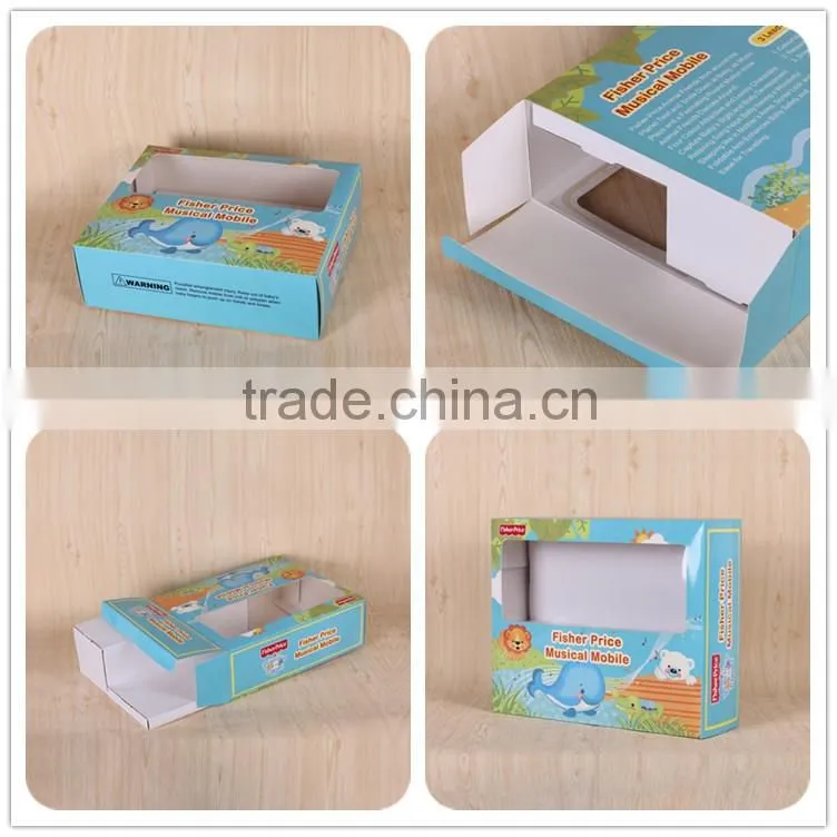 Folding corrugated hard plastic packaging box