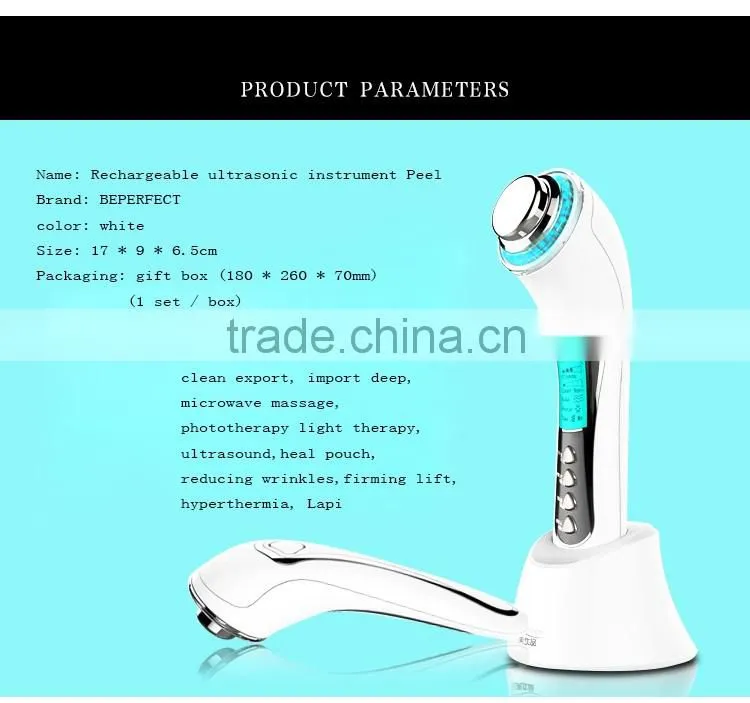 BP0153 Portable home use 3Mhz Ultrasound women Beauty machine for Face Deep Cleansing Face Lift Acne Treatment anti wrinkle