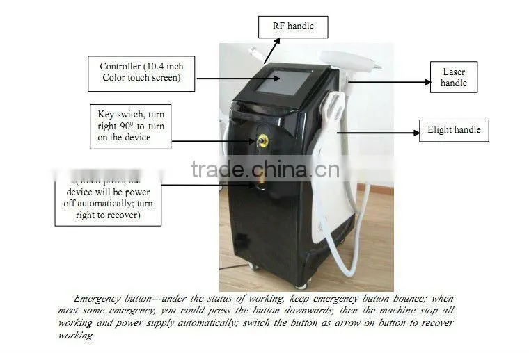 e light ipl rf nd yag laser 4 in 1