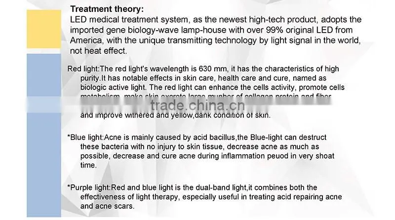 Photon LED Skin Rejuvenation PDT LED Machine