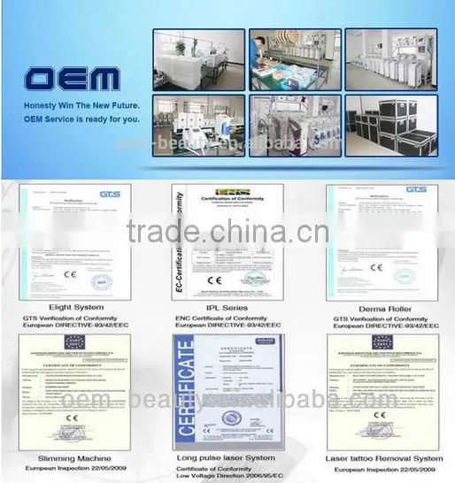 High quality professional q switch nd yag laser 1064mm&532nm machine