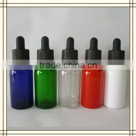 european round plastic dropper 30ml e cig Alibaba china e liquid bottle dropper bottle with glass pipette