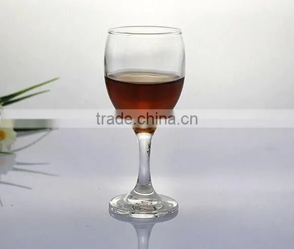 10 oz crystal long stem wine glass with personalized logo