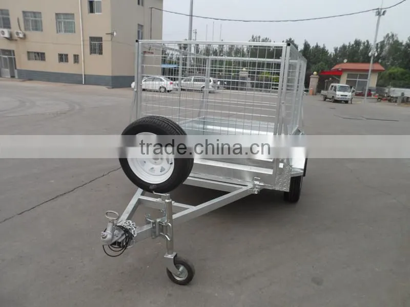 Galvanized cage trailer