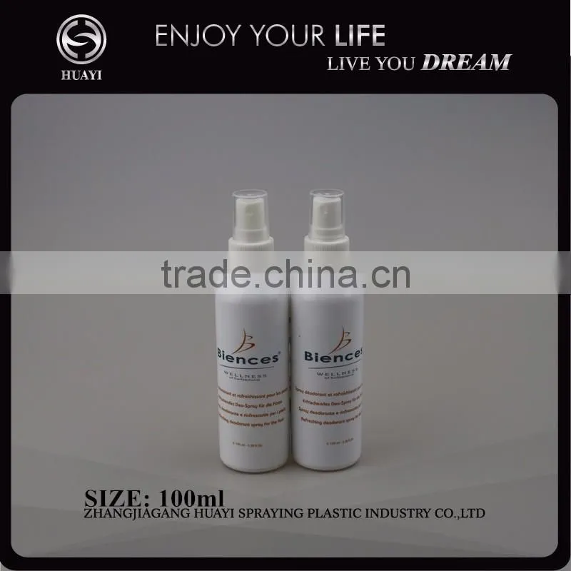 100ml round cosmetic plastic PET bottle