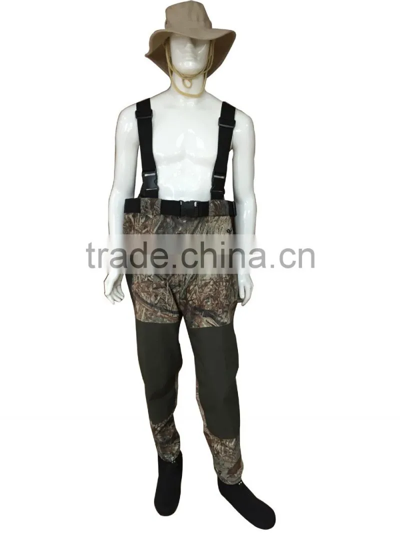 Camo Breathable fishing waist wader
