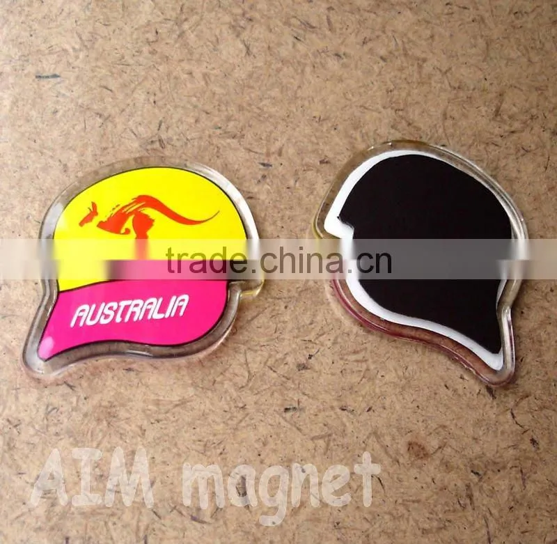 Colorful acrylic fridge magnet