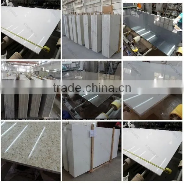 Factory Supply Wholesale Crystal Sparkle Mirror Black Artificial Quartz Stone Slab