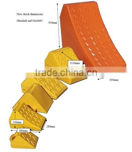 rubber wheel chocks GT-37