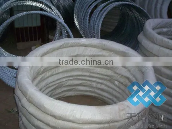 stainless steel and galvanized concertina razor wire