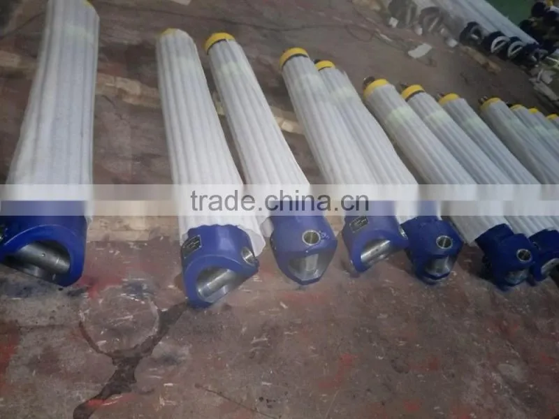complete set Multi stages dump truck telescopic cylinder system