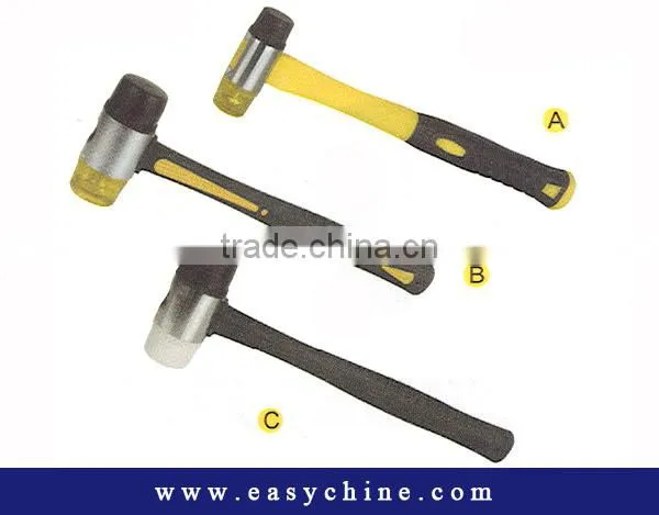 Two Way Mallet With Fibreglass Handle