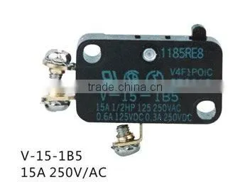 Micro switch 125v 16a V-15-1B5