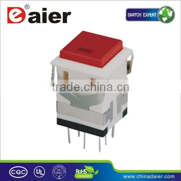 KD2-22 ON-(ON) square LED push button switch