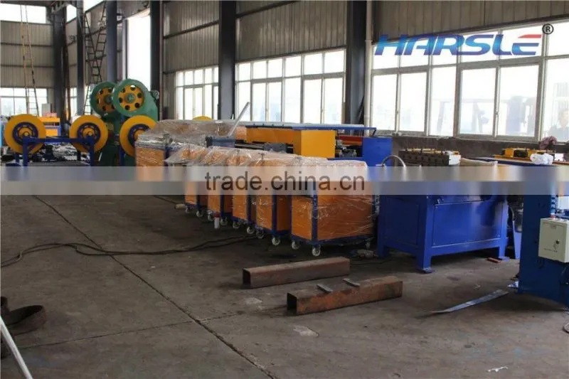Air duct machine TDF square duct flange making machine