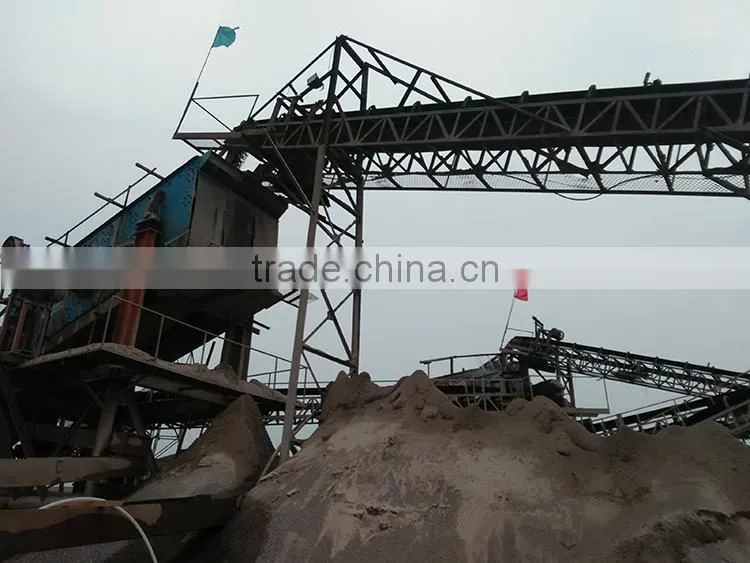 Double frame Belt rubble conveyor