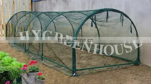 New-style polycarbonate sheet greenhouse with green powder coated HX65214G