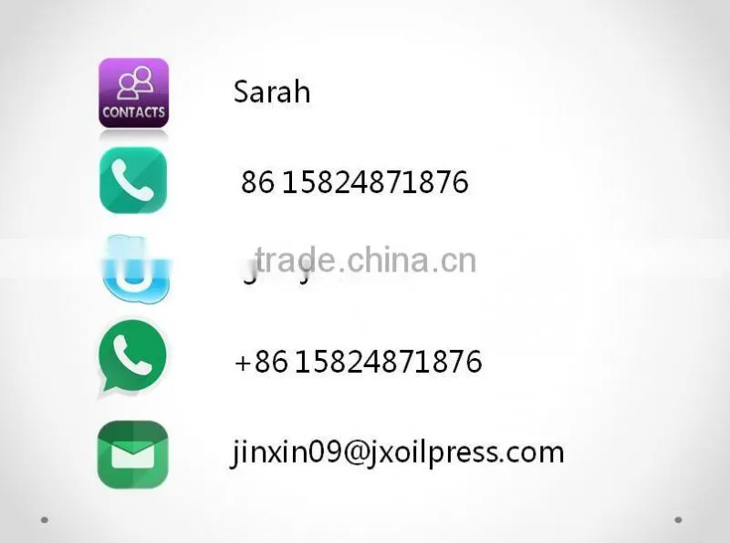 ISO9001vegetable oil machinery prices /castor oil machines in China