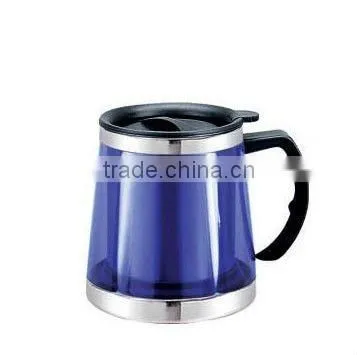 Bell Single wall Eco-friendly auto travel thermal camping mug with handle