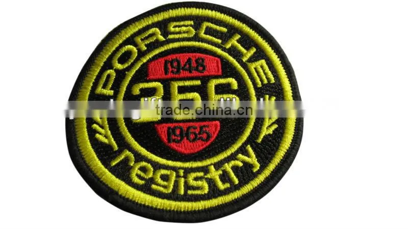 Branded embroidery patch