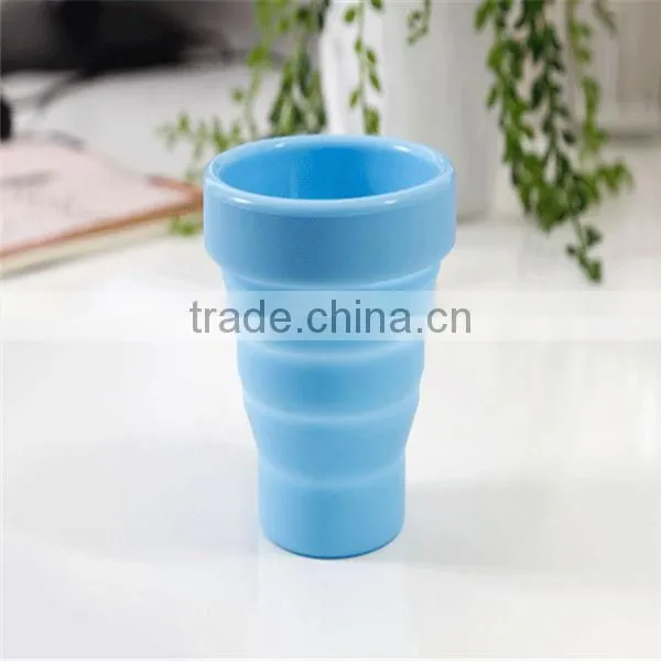 Fashion design Foldable Coffee Silicone Cup