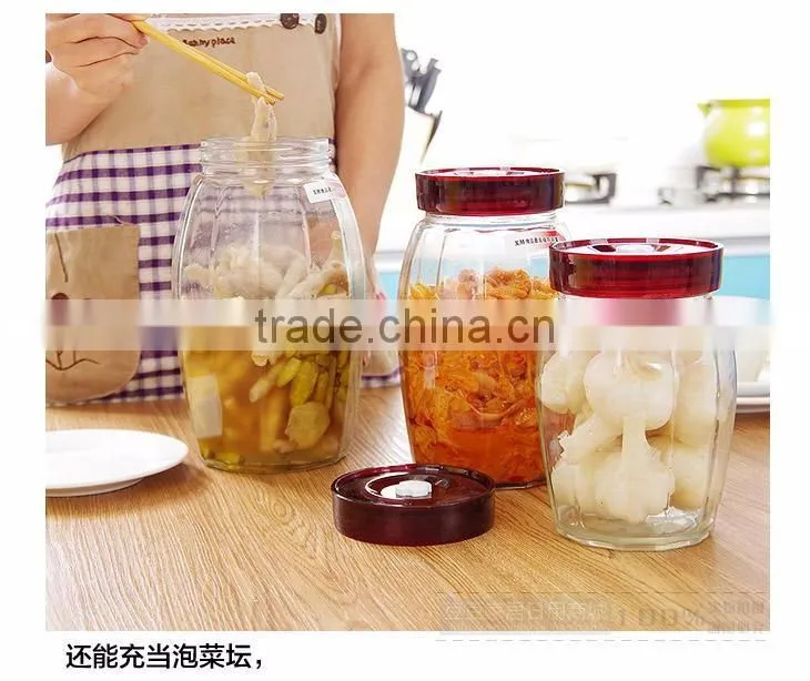 1.2l 1.8l 2.4l large fermentation juice wine storage glass bottle glass jar