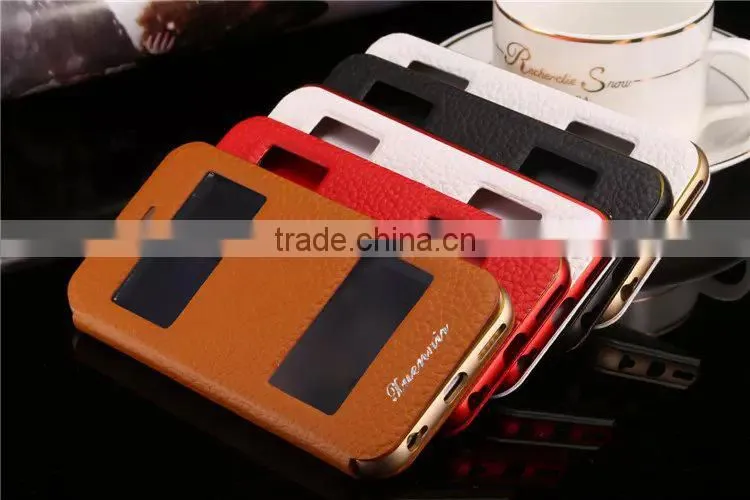 Anti-dust Classics Durable Flip PU Leather Mobile Phone Case For iPhone6