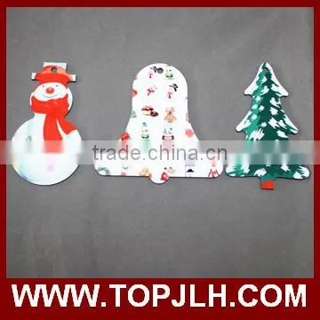 2017 Hot Sell Christmas tree mdf hanging oranments