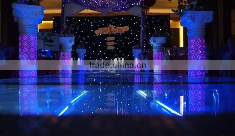 wedding DJ backdrop led star cloth