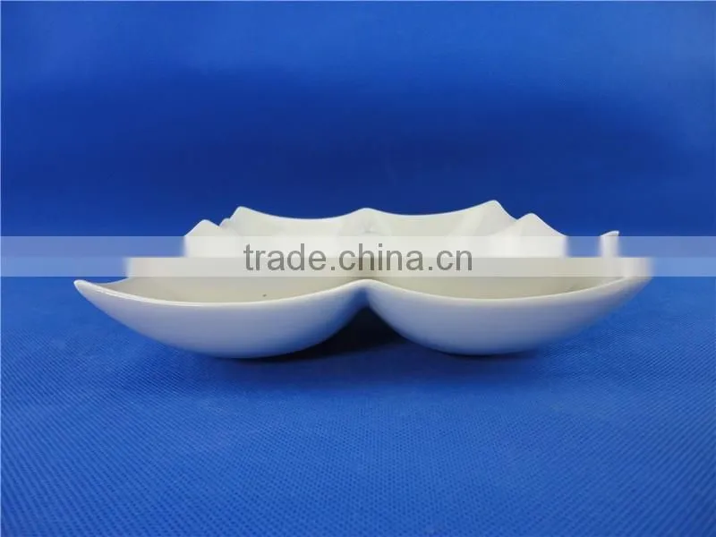ceramic four compartment dish