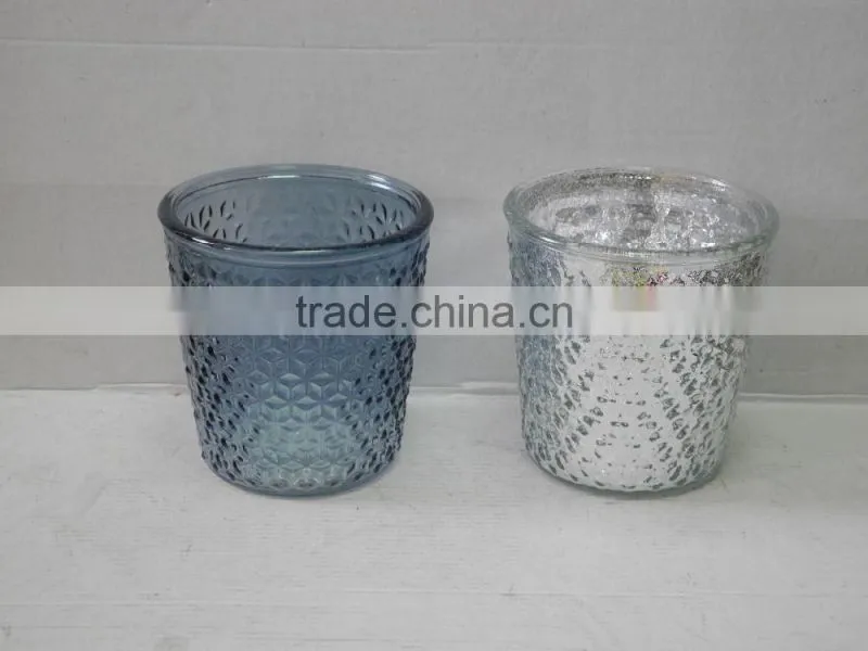 Cylinder New Fashion Spray Eletroplating wholesale Glass Vase