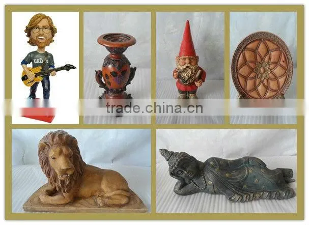 2015 Hot sale 15 inch four turtle polyresin statue
