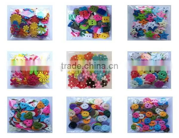 hot sale eco friendly new products promotional gift cute felt scrapbooking fabric joy circle hanger with word on alibaba express