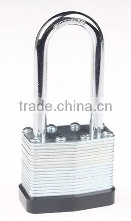 Laminated padlock for container
