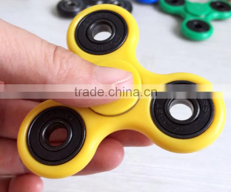 2017 hot sale golden shinning color hand fidget spinner