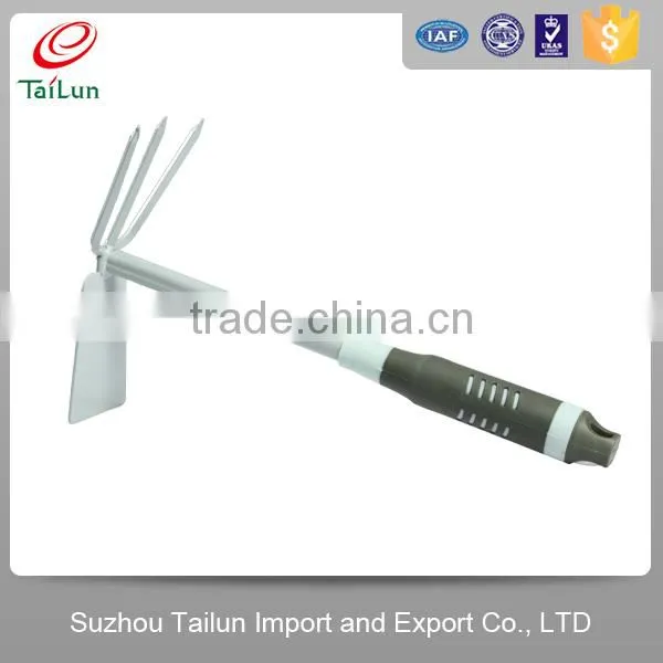 A3 Steel Blade TPR Comfortable Handle Flower Digging Hoe
