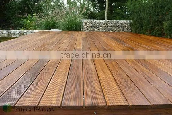 Matt Finish Outdoor Strand Woven Bamboo Decking Carbonized Color -KE-OS0822