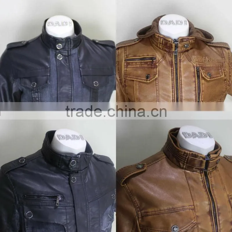 Kawasaki Custom PU Leather Motorcycle Jackets