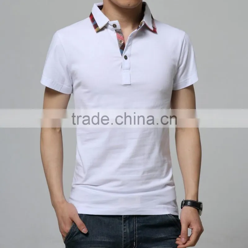 Wholesale High Quality 100% Cotton Plain Sport Polo Shirt for Men