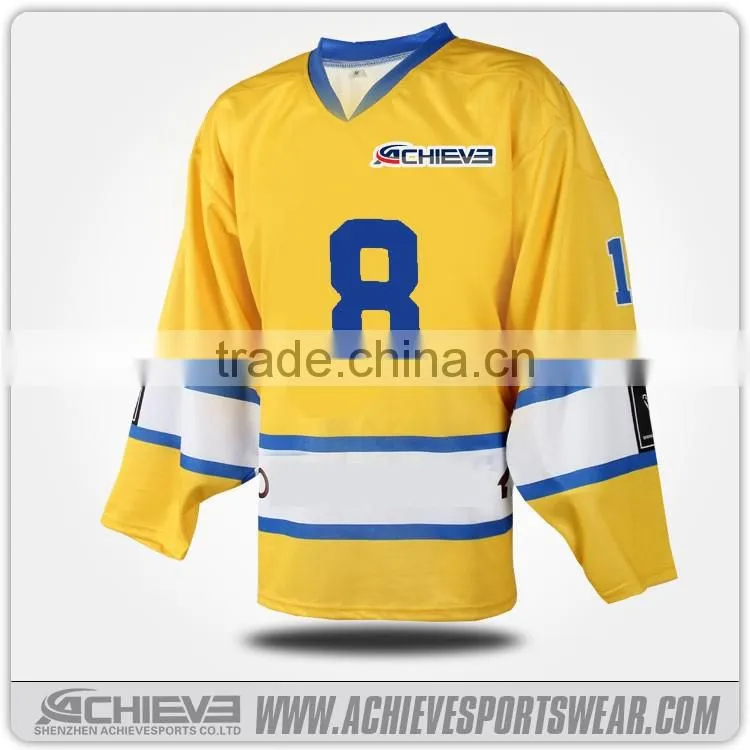 game sublimated hockey jerseys club training hockey shells socks polyester bespoke hockey uniforms