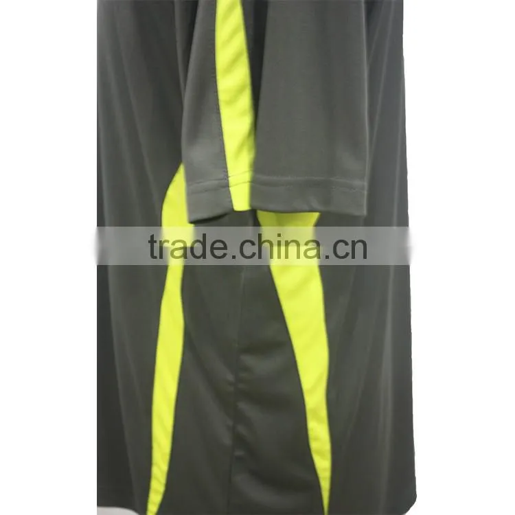 100%polyester cheap two sides soccer jersey