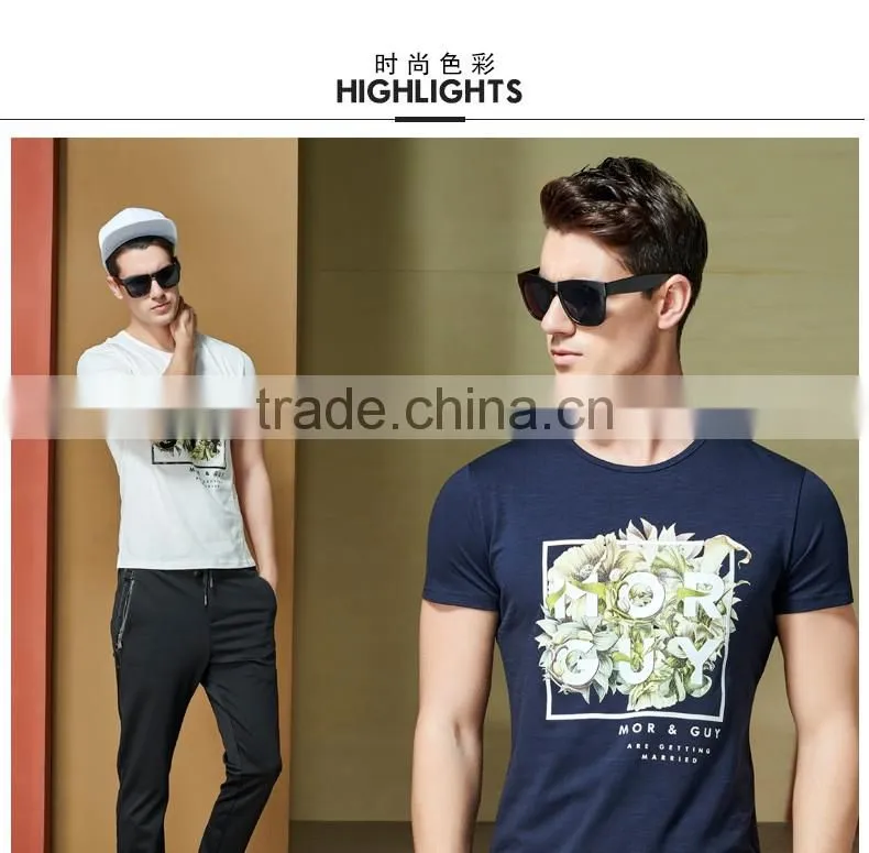 NEW Design Casual Slub BAMBOO Cotton t shirt Men offset 3D printing O-neck special cool Top Tees