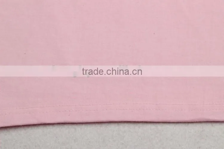 180g 100% cotton tubular t-shirt, high quality solid color t-shirt custom logo printing