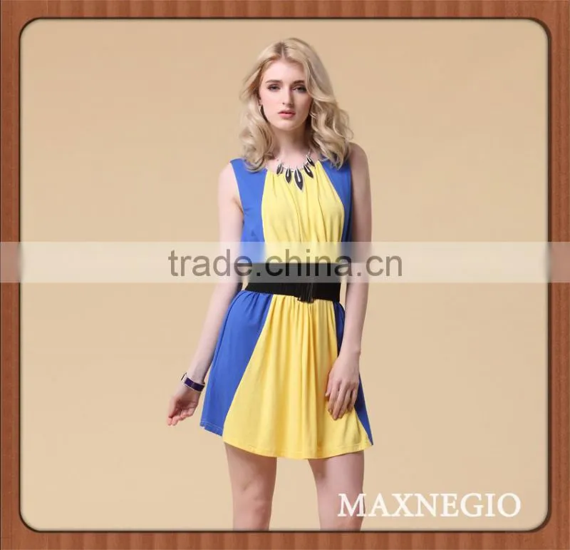 100 cotton western leisure wholesale casual dresses