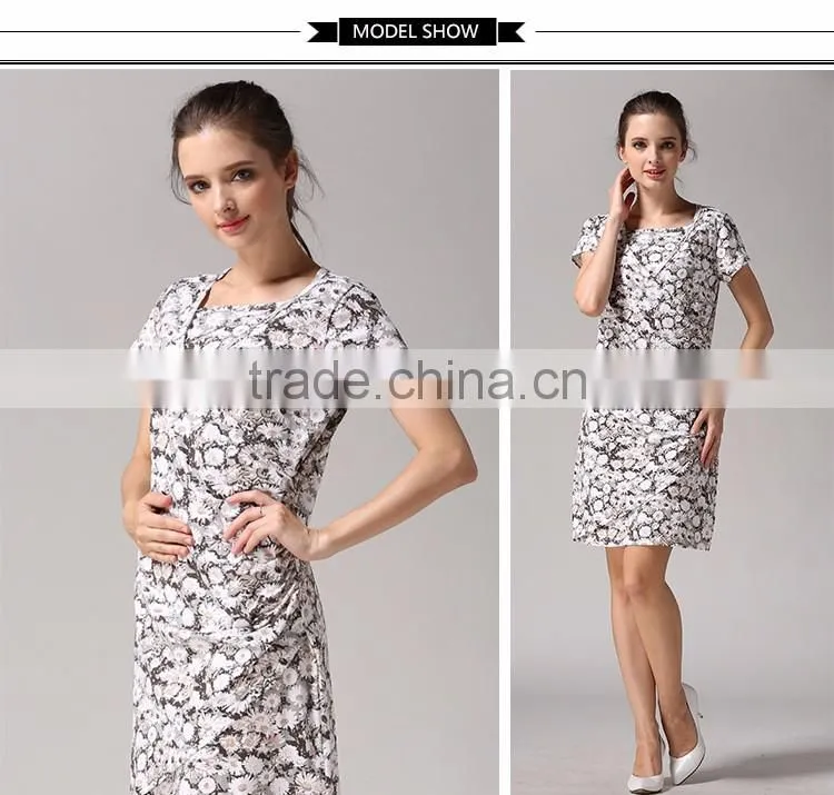 O-neck maternity clothing breathable maternity tops leisure nursing tops