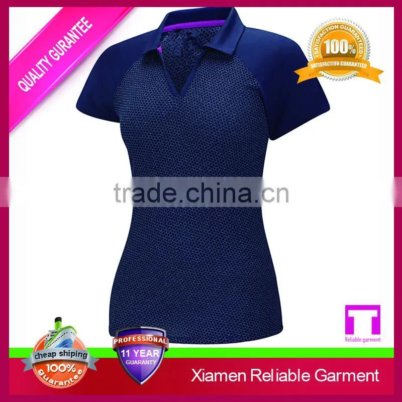 pique polo shirt for laday, women plain polo custom clothing manufacturers wholesale