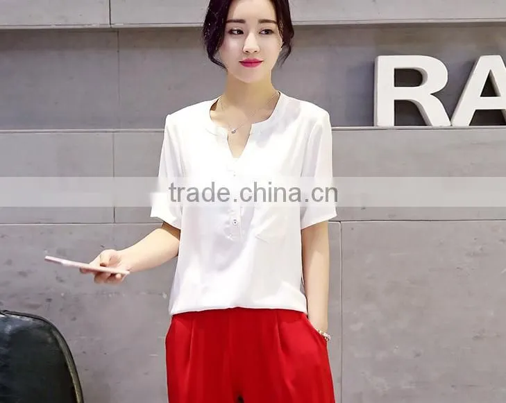 2016 new fanshion custom casual women modal half t-shirt