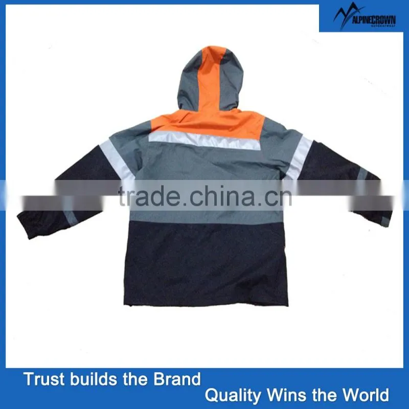 Wholesale mens work clothes reflective safety work jacket for man